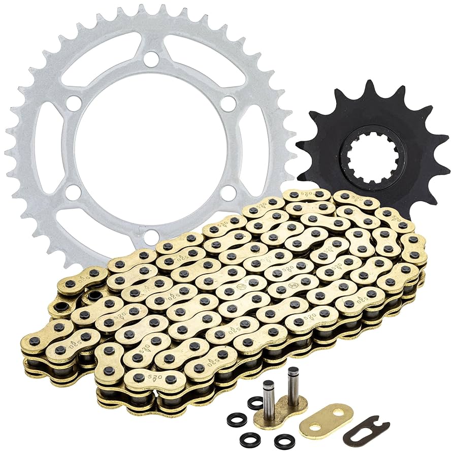 cheenyリンク Amazon.com: Caltric Green O-Ring Drive Chain & Sprockets Kit